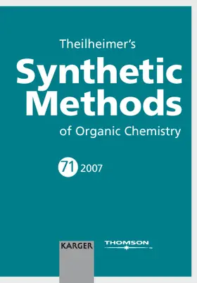 Tozer-Hotchkiss |  Theilheimer's Synthetic Methods of Organic Chemistry | Buch |  Sack Fachmedien