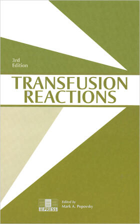 Popovsky |  Transfusion Reactions | Buch |  Sack Fachmedien