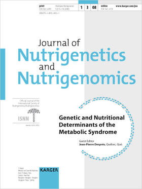 Després |  Genetic and Nutritional Determinants of the Metabolic Syndrome | Buch |  Sack Fachmedien