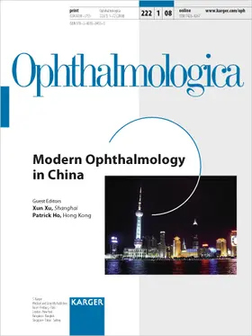 Xu / Ho |  Modern Ophthalmology in China | Buch |  Sack Fachmedien