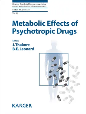 Thakore / Leonard |  Metabolic Effects of Psychotropic Drugs | Buch |  Sack Fachmedien