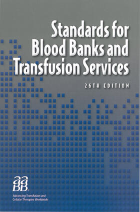  Standards for Blood Banks and Transfusion Services | Buch |  Sack Fachmedien