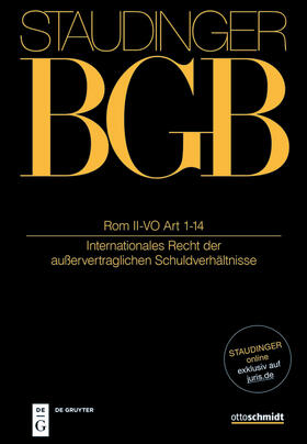 Maultzsch |  Staudinger Kommentar zum BGB Art 1-3; 10-14 Rom II-VO | Buch |  Sack Fachmedien
