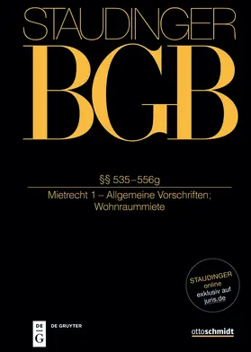 Artz / Rolfs / Emmerich |  Staudingers Kommentar zum BGB §§ 535-556g (Mietrecht 1 - Allgemeine Vorschriften; Wohnraummiete) | Buch |  Sack Fachmedien