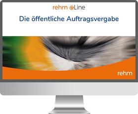 Die öffentliche Auftragsvergabe online | Rehm Verlag | Datenbank | sack.de