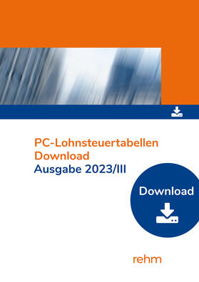  PC-Lohnsteuertabellen 2023/III Einzelplatzversion | Sonstiges |  Sack Fachmedien