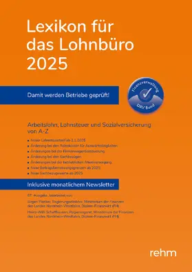 Schönfeld / Plenker / Schaffhausen |  Lexikon für das Lohnbüro 2025 (E-Book EPUB) | eBook | Sack Fachmedien