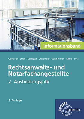 Cleesattel / Engel / Gansloser |  Rechtsanwalts-/ Notarfachangestellte Infobd.2.Jahr | Buch |  Sack Fachmedien