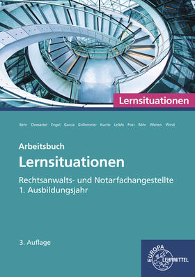 Behr / Cleesattel / Engel |  Arbeitsb. Rechtsanw./ Notarfachangestellte, 1. Jahr Lernsit. | Buch |  Sack Fachmedien