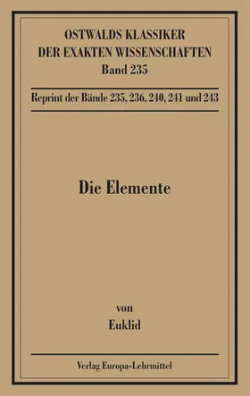  Die Elemente (Euklid) | Buch |  Sack Fachmedien