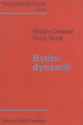 Greiner / Stock |  Hydrodynamik | Buch |  Sack Fachmedien