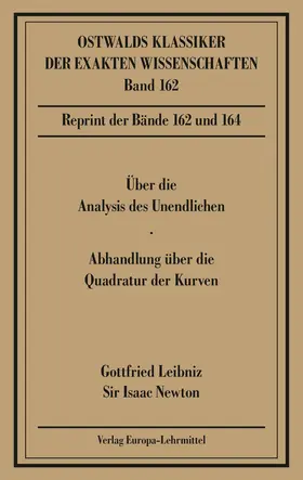  Über die Analysis (Leibniz, Newton) | Buch |  Sack Fachmedien