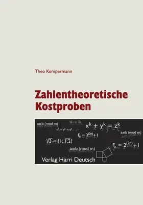 Kempermann |  Zahlentheoretische Kostproben | Buch |  Sack Fachmedien