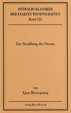  Zur Strahlung der Sterne (Hertzsprung) | Buch |  Sack Fachmedien