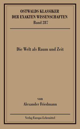 Singer |  Die Welt als Raum und Zeit (Friedmann) | Buch |  Sack Fachmedien