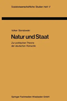 Stanslowski |  Natur und Staat | Buch |  Sack Fachmedien