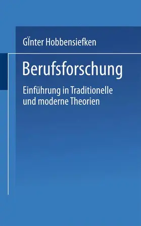 Hobbensiefken |  Berufsforschung | Buch |  Sack Fachmedien