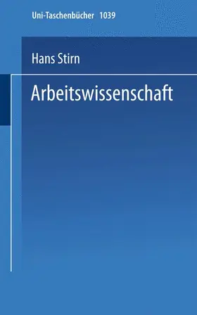 Stirn |  Arbeitswissenschaft | Buch |  Sack Fachmedien