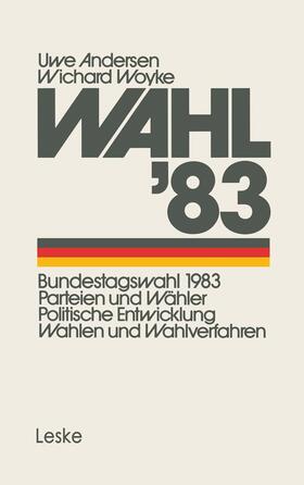 Uwe |  Wahl¿83 | Buch |  Sack Fachmedien