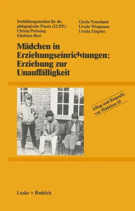  Mädchen in Erziehungseinrichtungen: Erziehung zur Unauffälligkeit | Buch |  Sack Fachmedien