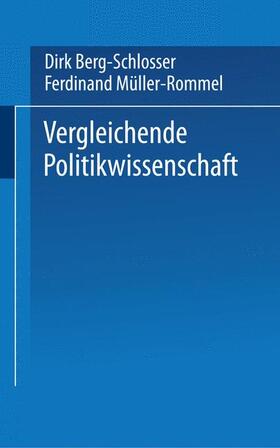 Berg-Schlosser / Müller-Rommel |  Vergleichende Politikwissenschaft | Buch |  Sack Fachmedien