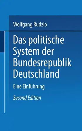 Rudzio |  Das politische System der Bundesrepublik Deutschland | Buch |  Sack Fachmedien