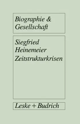 Heinemeier |  Zeitstrukturkrisen | Buch |  Sack Fachmedien