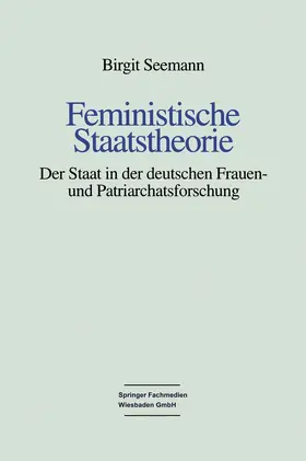 Seemann |  Feministische Staatstheorie | Buch |  Sack Fachmedien