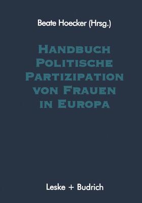 Hoecker |  Handbuch Politische Partizipation von Frauen in Europa | Buch |  Sack Fachmedien