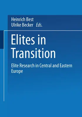 Becker / Best |  Elites in Transition | Buch |  Sack Fachmedien