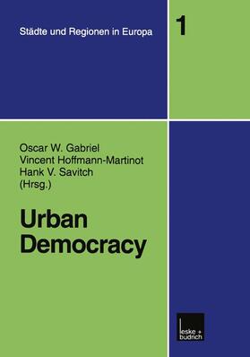 Gabriel / Hoffmann-Martinot / Savitch |  Urban Democracy | Buch |  Sack Fachmedien