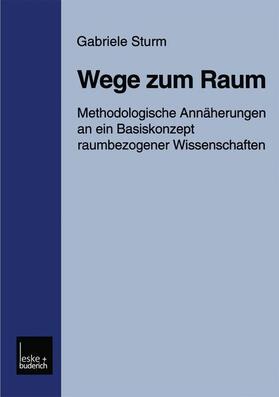 Sturm |  Wege zum Raum | Buch |  Sack Fachmedien