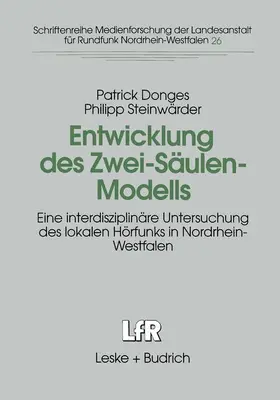 Steinwärder / Donges |  Entwicklung des Zwei-Säulen-Modells | Buch |  Sack Fachmedien