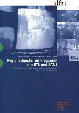 Volpers / Schnier / Salwiczek |  Regionalfenster im Programm von RTL und SAT.1 | Buch |  Sack Fachmedien