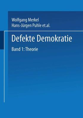 Merkel / Puhle / Thiery | Defekte Demokratie | Buch | 978-3-8100-3234-8 | sack.de