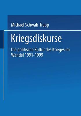 Schwab-Trapp |  Kriegsdiskurse | Buch |  Sack Fachmedien