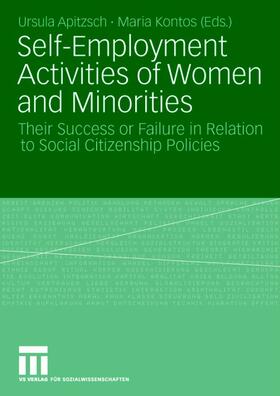 Kontos / Apitzsch |  Self-Employment Activities of Women and Minorities | Buch |  Sack Fachmedien