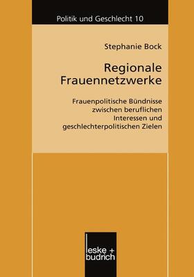 Bock |  Regionale Frauennetzwerke | Buch |  Sack Fachmedien