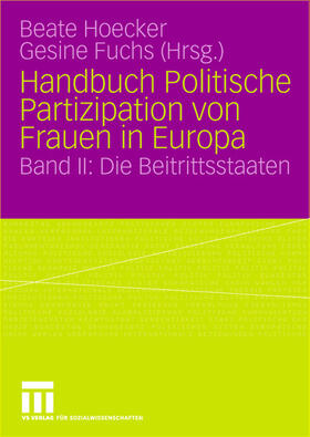 Fuchs / Hoecker |  Handbuch Politische Partizipation von Frauen in Europa | Buch |  Sack Fachmedien