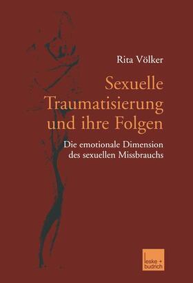 Völker |  Sexuelle Traumatisierung und ihre Folgen | Buch |  Sack Fachmedien