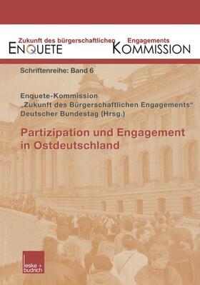 Kommission |  Partizipation und Engagement in Ostdeutschland | Buch |  Sack Fachmedien