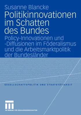 Blancke |  Politikinnovationen im Schatten des Bundes | Buch |  Sack Fachmedien