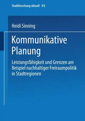 Sinning |  Kommunikative Planung | Buch |  Sack Fachmedien