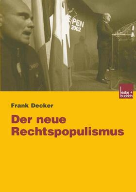 Decker |  Der neue Rechtspopulismus | Buch |  Sack Fachmedien