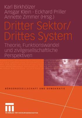 Birkhölzer / Zimmer / Klein |  Dritter Sektor/Drittes System | Buch |  Sack Fachmedien