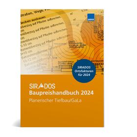  SIRADOS Baupreishandbuch Planerischer Tiefbau/GaLa 2024 | Buch |  Sack Fachmedien