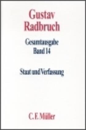 Schneider / Kaufmann |  Gustav Radbruch Gesamtausgabe | Buch |  Sack Fachmedien