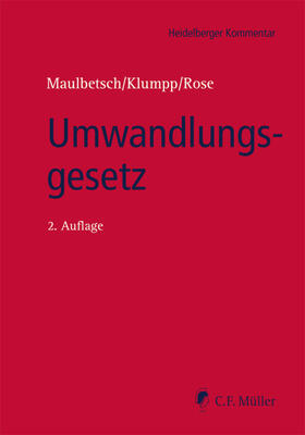 Becker / Findeisen / Frenz, LL.M. |  Umwandlungsgesetz | Buch |  Sack Fachmedien
