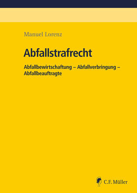 Lorenz | Abfallstrafrecht | E-Book | sack.de