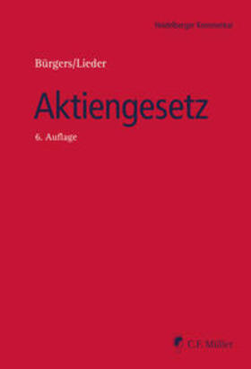 Bürgers / Lieder |  Aktiengesetz | Buch |  Sack Fachmedien